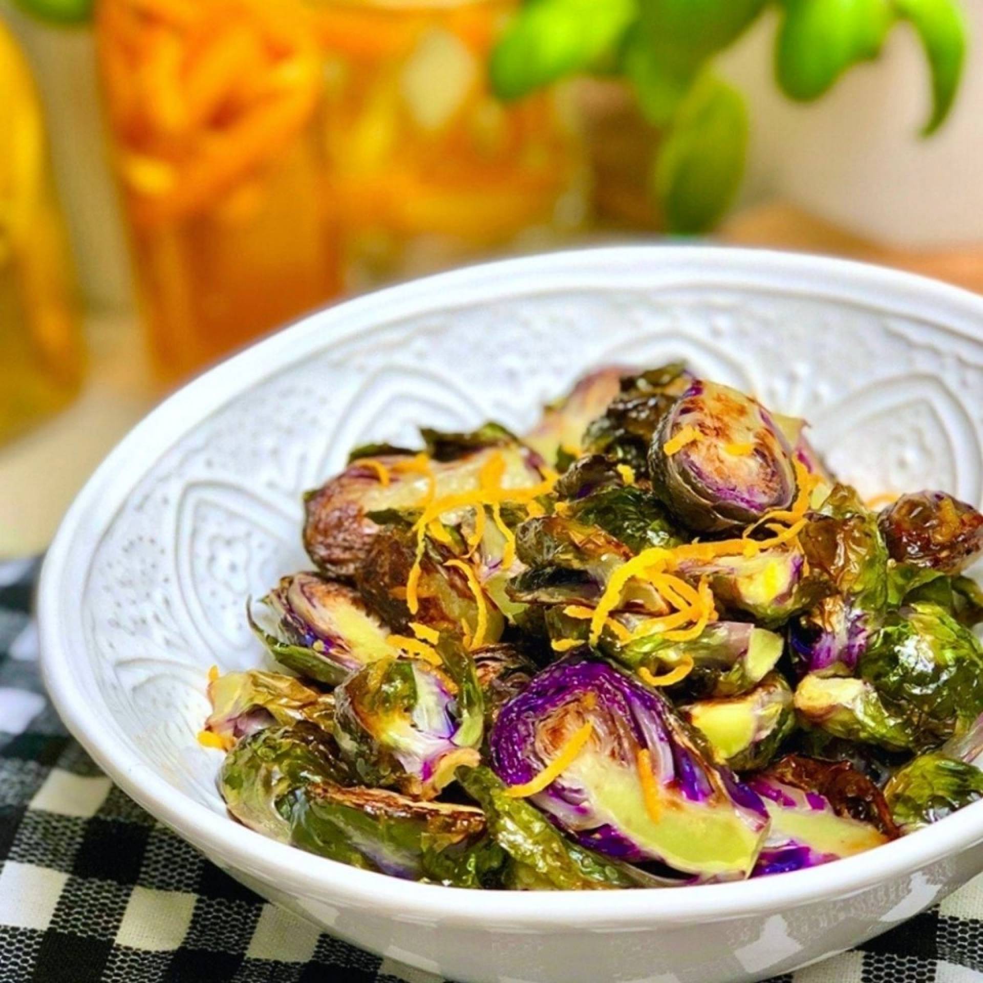 Roast Brussels Sprouts With Orange Zest and Honey