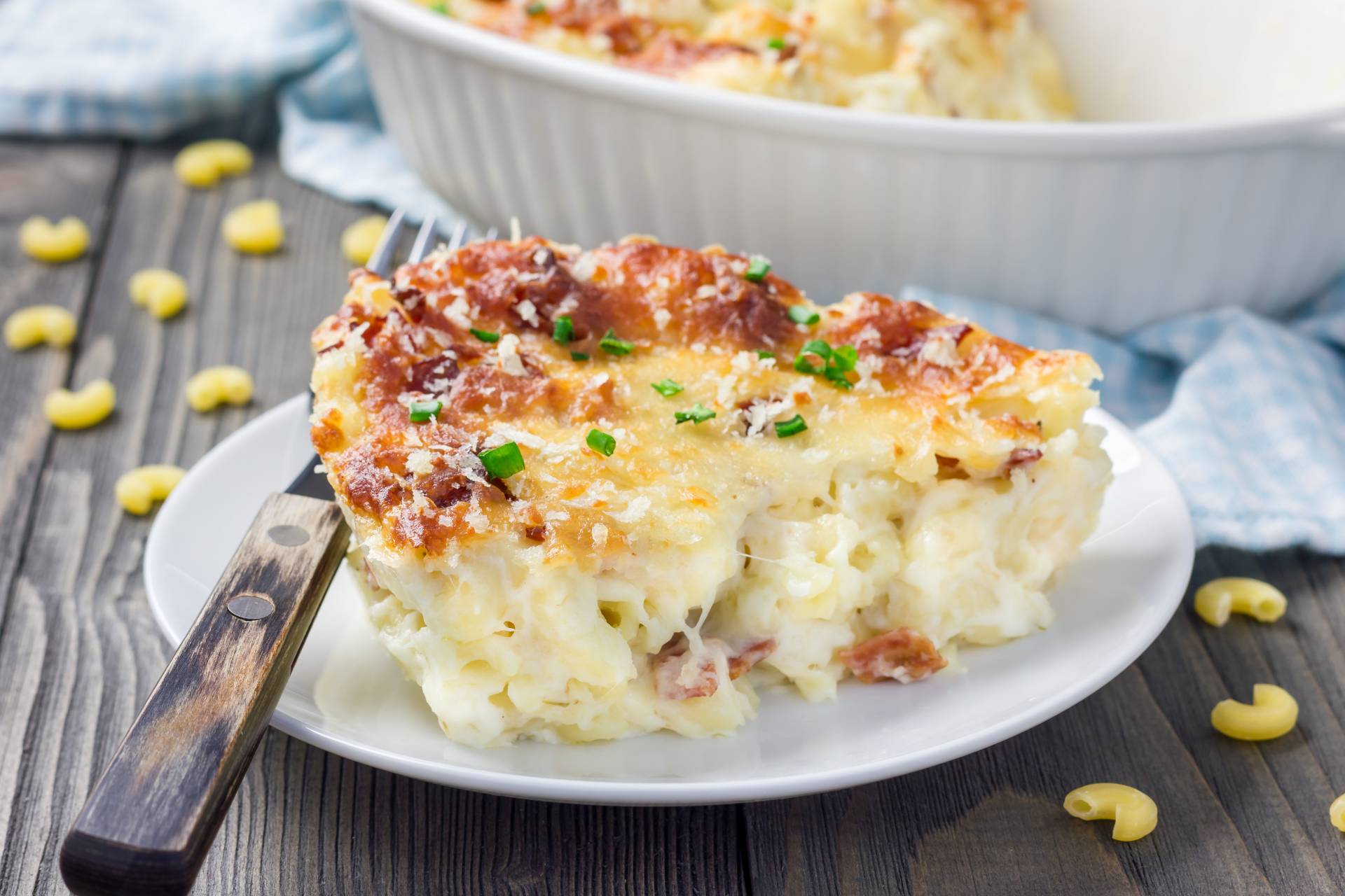 Party Size Italian Baked Mac and Cheese
