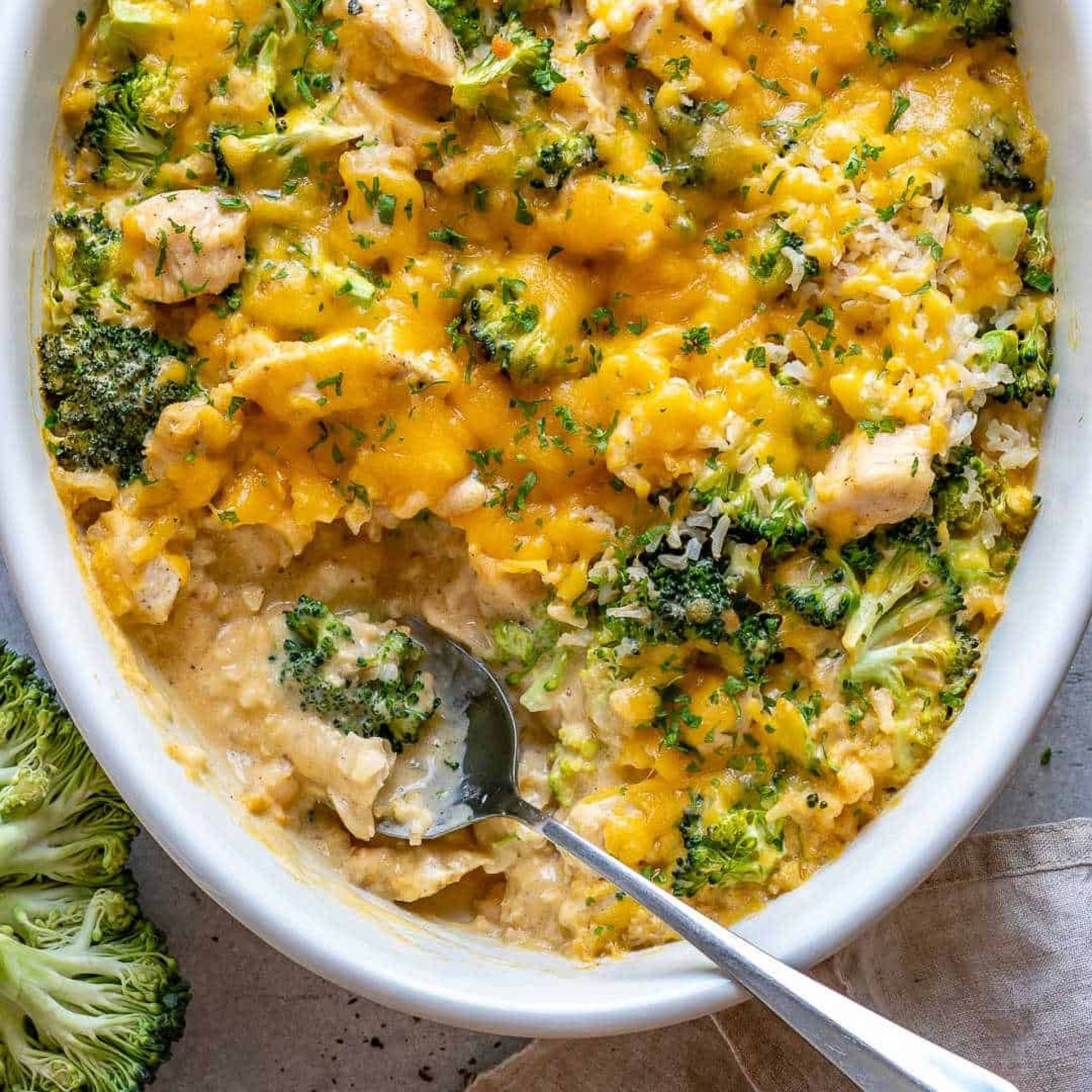 Creamy Chicken and Broccoli w/ egg Noodles